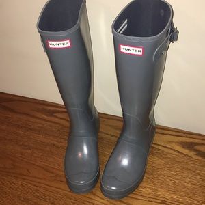 grey hunter boots